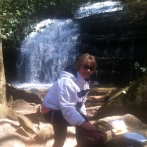 Dianne at Long Creek Falls