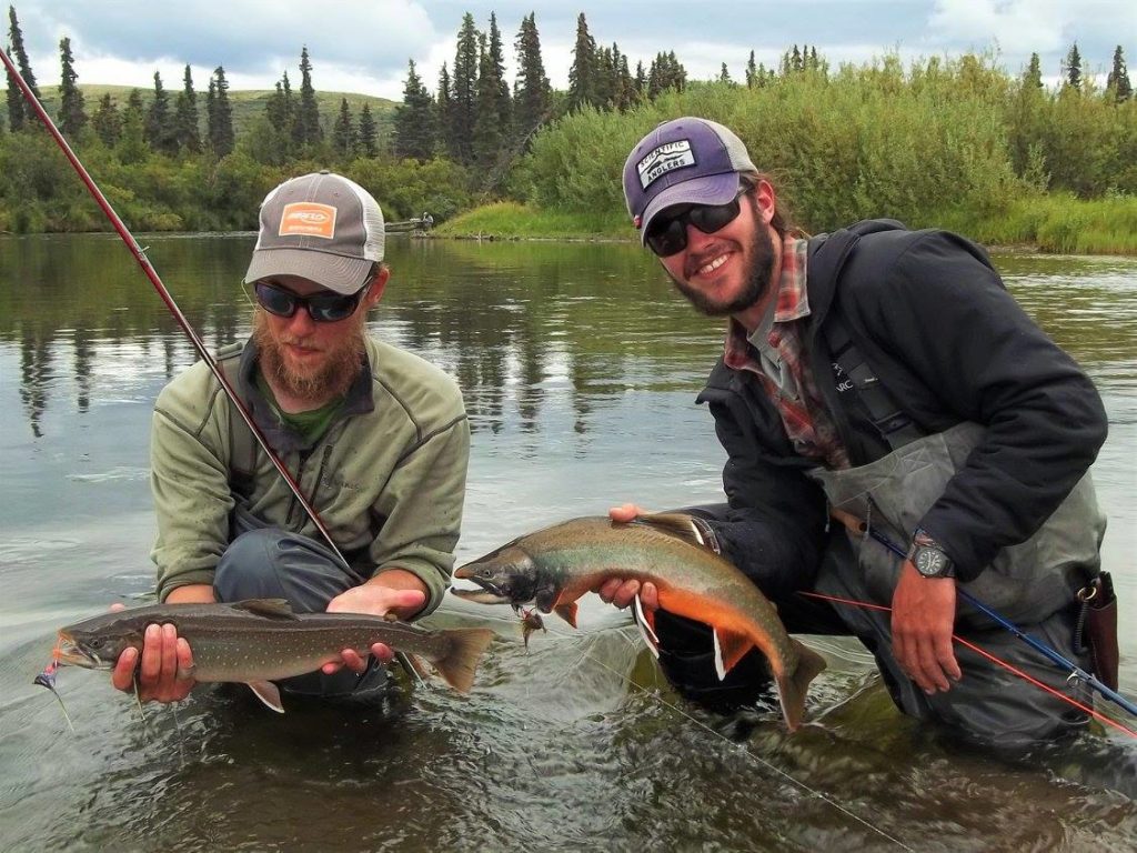 fishing for trout in Alaska